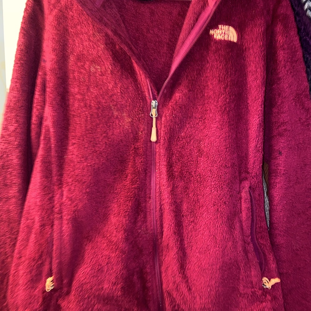 Pink North Face zip-up
